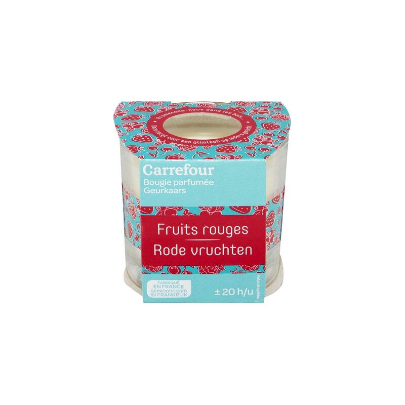 Carrefour Bougie Frts Rouge Gourmand Crf