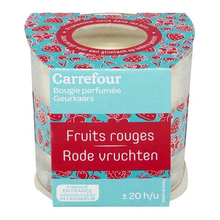 Carrefour Bougie Frts Rouge Gourmand Crf