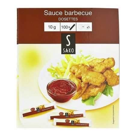 Saxo 100X10G Sticks Sauce Barbecue