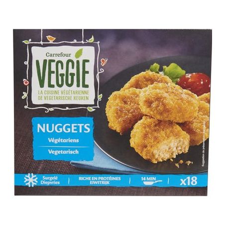 Carrefour 18X20G Nugget Vegetari.Crf Veg