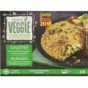 Carrefour Veggie 4X100G Galettes Blé/Emmental/Epinards Crf
