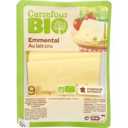 Carrefour Bio 200G Emmental En Tranches Crf