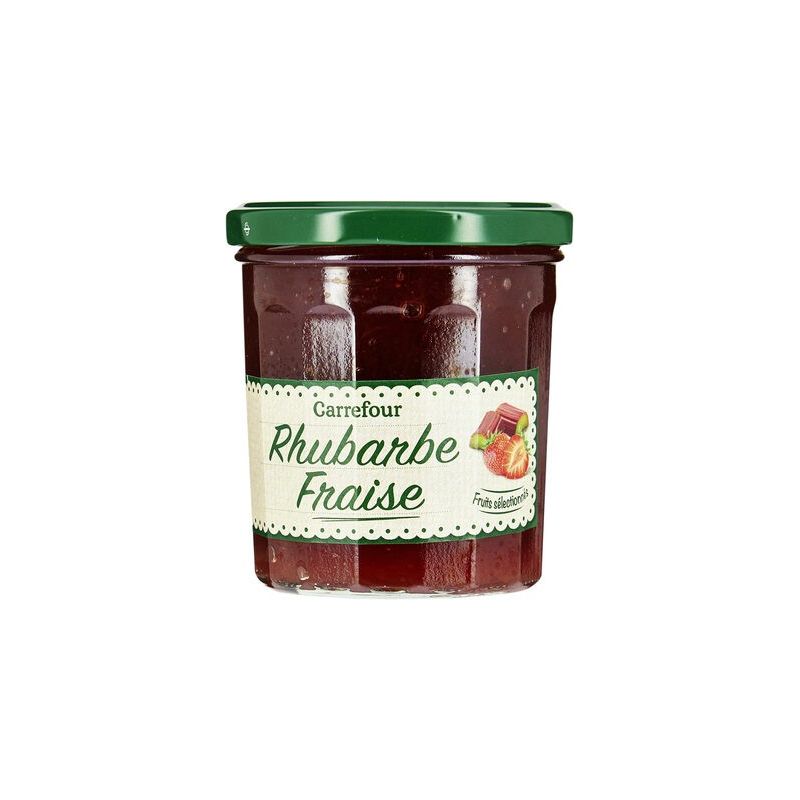 Carrefour 370G Confit Frse Rhubarbe Crf