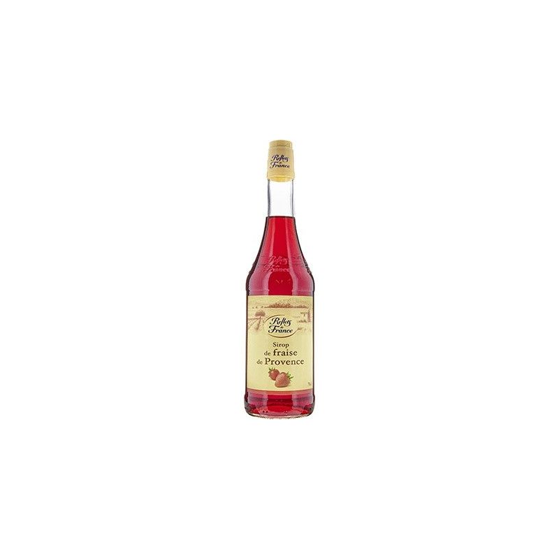 Reflets De France 70Cl Bouteille Sirop Fraise Provence Rdf