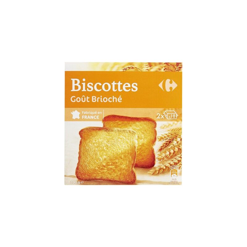 Carrefour 300G Biscotte Briochee Crf