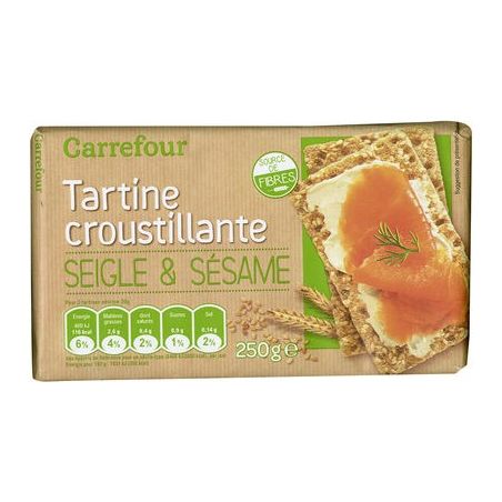 Carrefour 250G Tartine Crousaint Sesame Crf