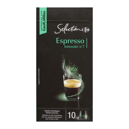 Carrefour Selection 10 Capsules Expresso Crf Selec