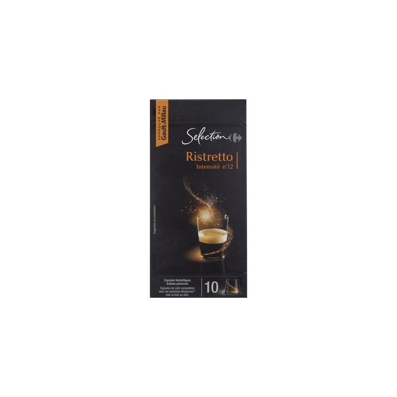 Carrefour Selection 10X Capsules Ristretto Crf Sel