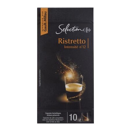 Carrefour Selection 10X Capsules Ristretto Crf Sel