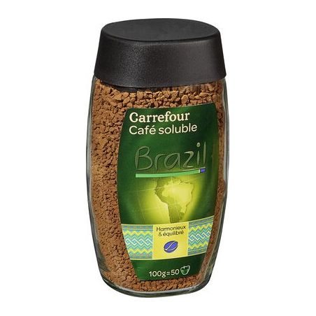 Carrefour 100G Cafe Soluble Bresil Crf