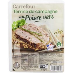 Carrefour 150G Terrine Camp Poivr Vt Crf