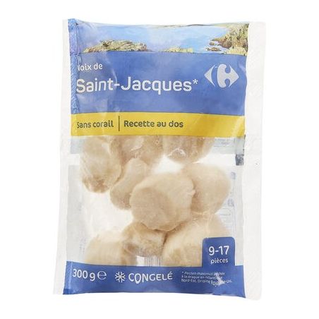 Carrefour 300G Noix Saint Jacq.S/C Ecos.Crf