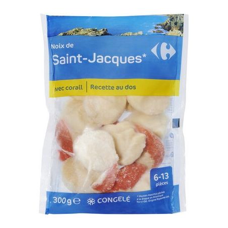 Carrefour 300G Noix Saint Jacq.A/C Ecos.Crf