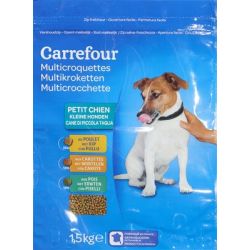 Carrefour 1,5Kg Croquette Poulet Petit Chien Crf