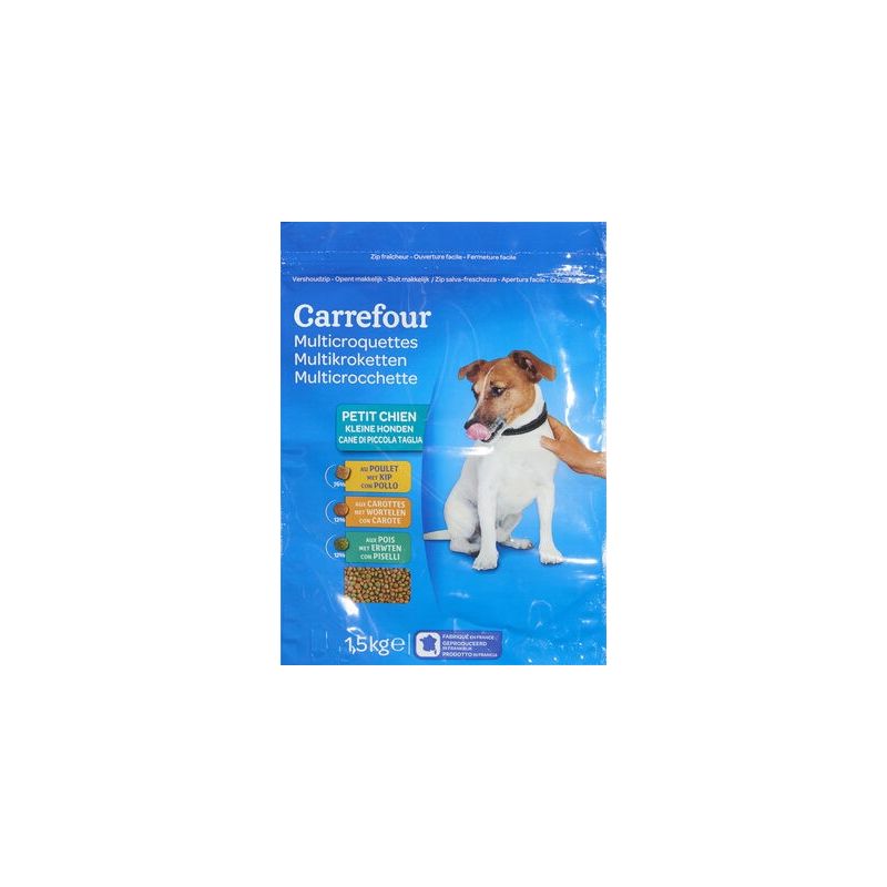 Carrefour 1,5Kg Croquette Poulet Petit Chien Crf