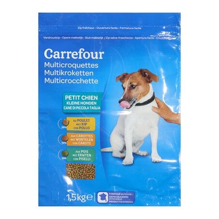 Carrefour 1,5Kg Croquette Poulet Petit Chien Crf