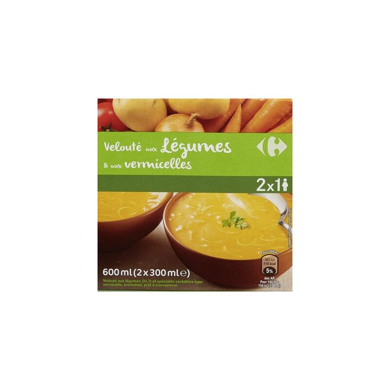 Carrefour 2X30Cl Veloute Leg/Vermic Crf