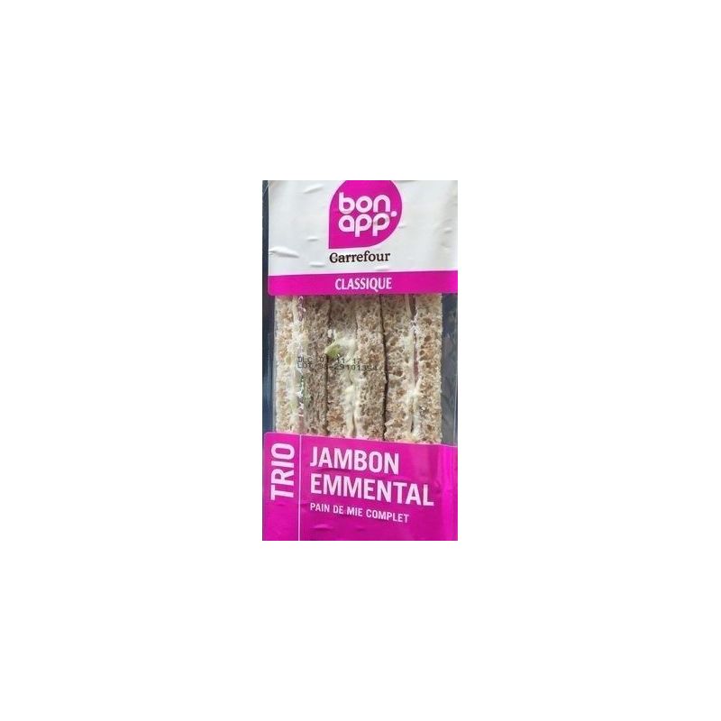 Carrefour 230G Triple Jbon Emmental Crf