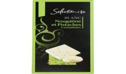 Carrefour Selection 100G Tablette Chocolat Blanc Nougat Et Pistache Crf Sélection