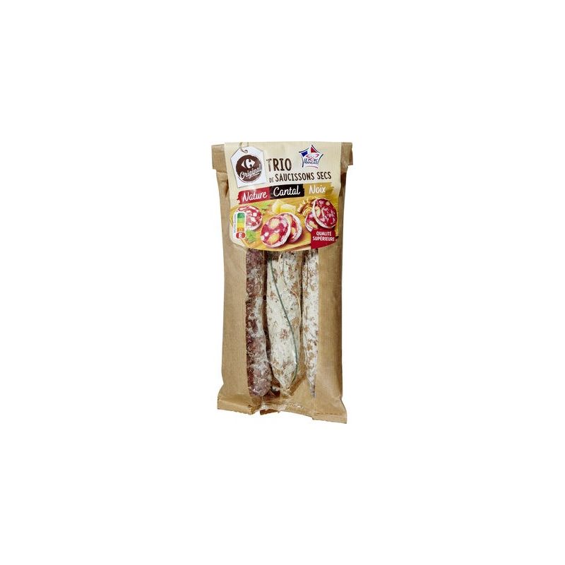 Carrefour 3X115G Trio De Saucissons Crf