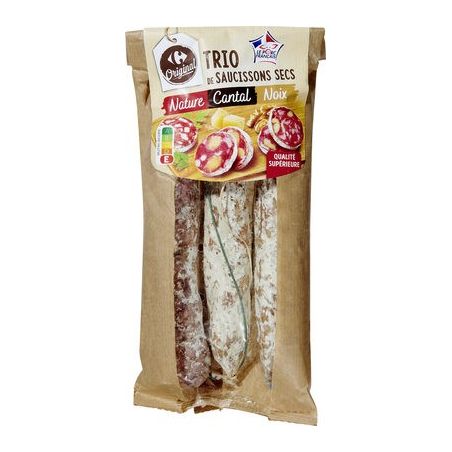 Carrefour 3X115G Trio De Saucissons Crf