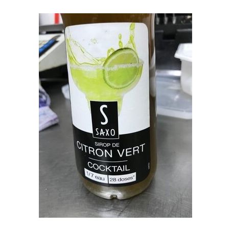 Saxo Pet 70Cl Sirop Citron Vert