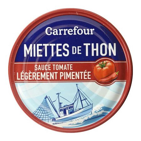 Carrefour 1/5 Thon Miette/Tomate&Pim Crf