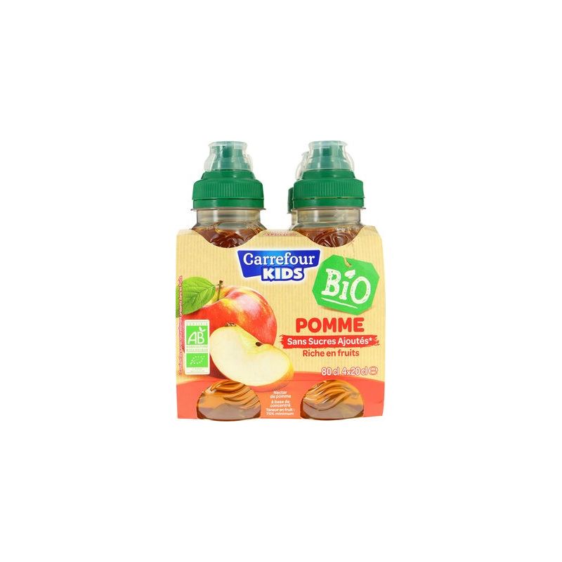 Carrefour Bio Pet 4X20Cl Nct Pomme Kds