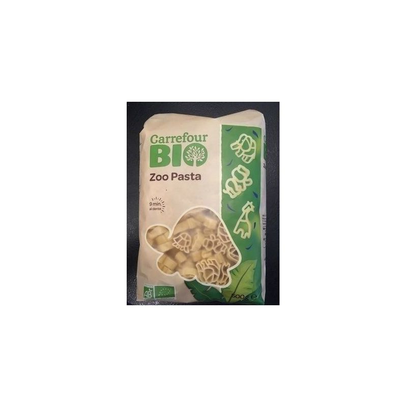 Carrefour Bio 500G Sachet De Zoo Pasta Crf