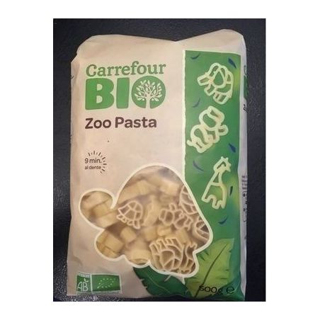 Carrefour Bio 500G Sachet De Zoo Pasta Crf