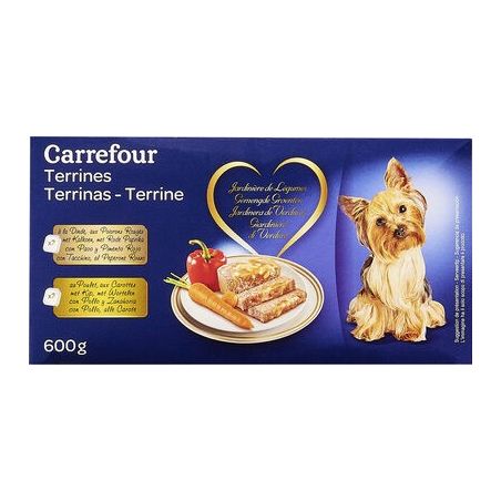 Carrefour 4X150G Barquette Petit Chien Crf