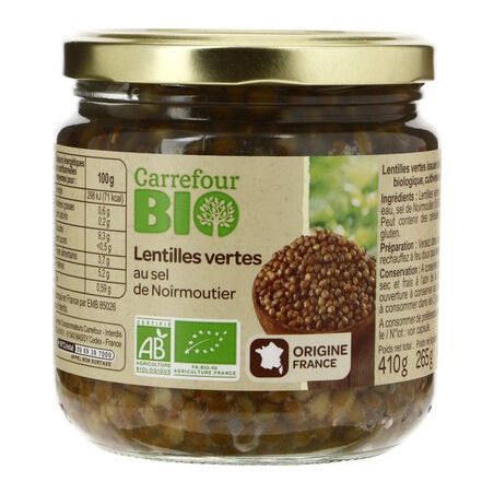 Carrefour Bio 446Ml Lentilles Crf