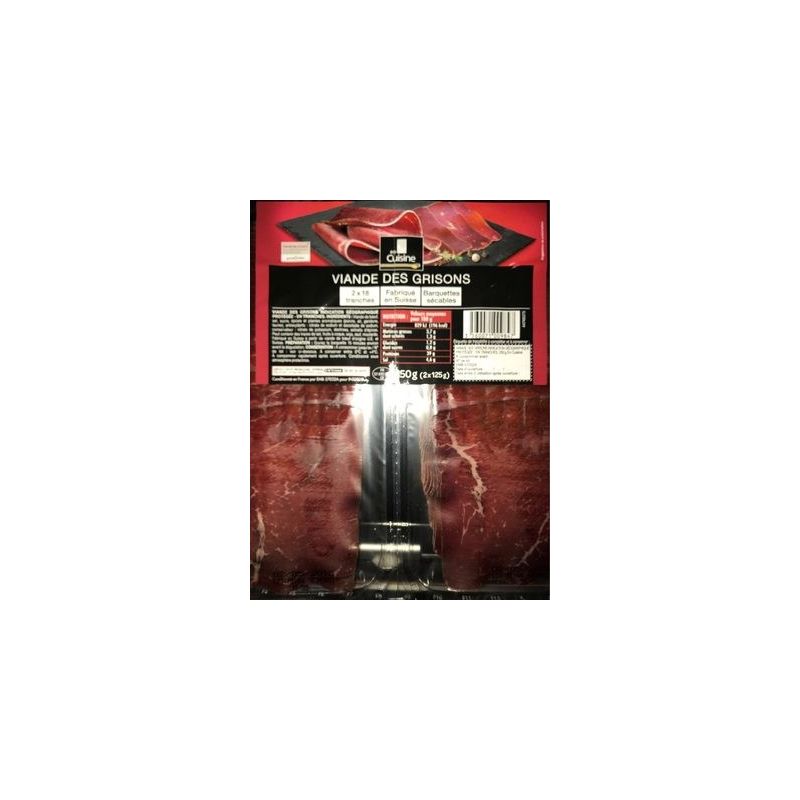 En Cuisine 2X125G Viande Des Grisons
