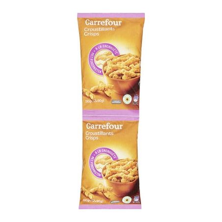 Carrefour 2X90G Croustillants Cacahuete Crf