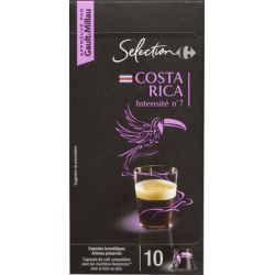 Carrefour Selection X10 Capsules Costa Rica Crf Se