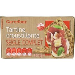 Carrefour 250G Tartine Crousaint Seigle Crf