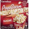 Carrefour 2X100G Boîtes De Popcorn Sucré Crf