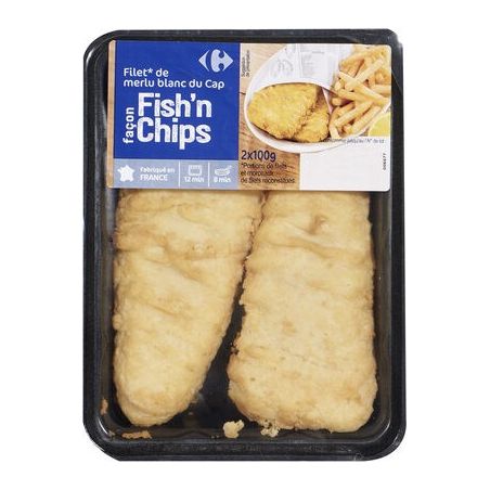 Carrefour 200G Fish&Chips Crf