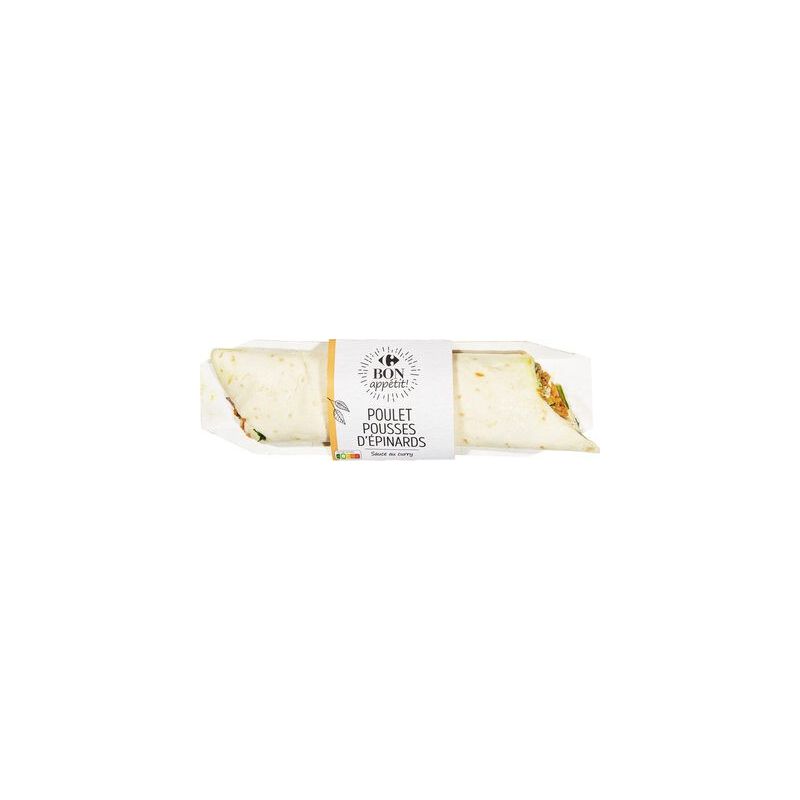 Carrefour F Bap Junior 190G Wrap Plt Curry Crf Jr