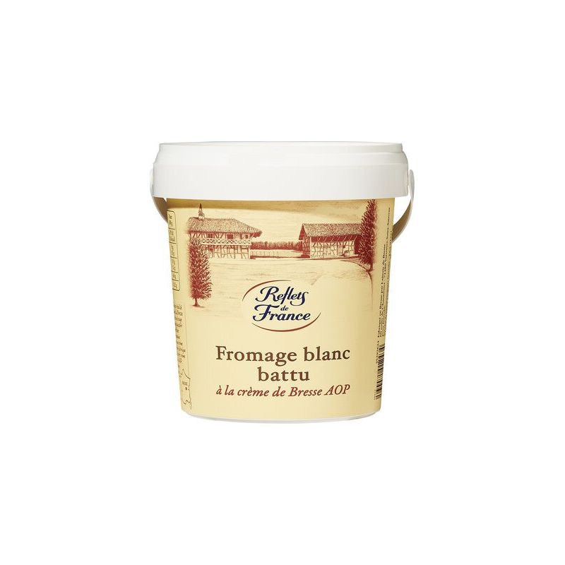 Reflets De France 800G Fromage Blanc Battu 8%Matiere Grasse Rdf