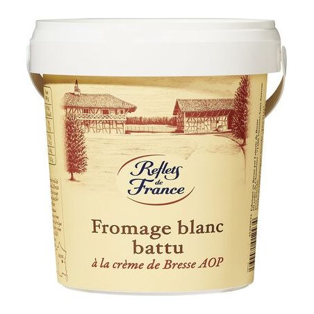 Reflets De France 800G Fromage Blanc Battu 8%Matiere Grasse Rdf