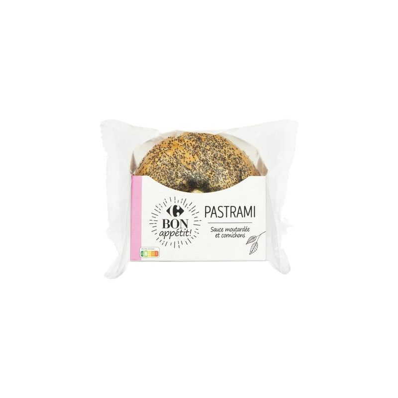 Carrefour Non Appetit 210G Bagel Pastrami Crf Bap Jr