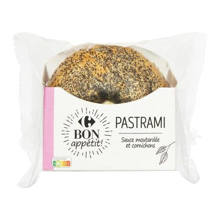 Carrefour Non Appetit 210G Bagel Pastrami Crf Bap Jr