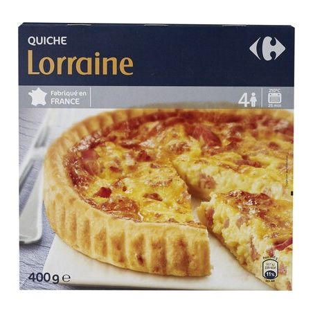 Carrefour 400G Quiche Lorraine Crf