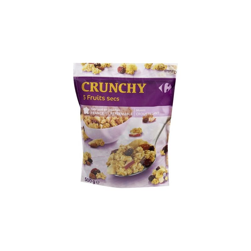 Carrefour 500G Doypack Crunchy Fruit Crf