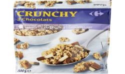 Carrefour 500G Doypack Céréales Muesli Croustillant Aux 3 Chocolats Crf