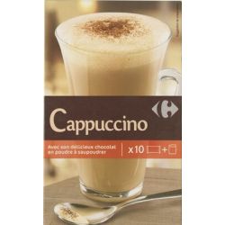 Carrefour 140G Cappuccin.Nat+7G Choc.Crf