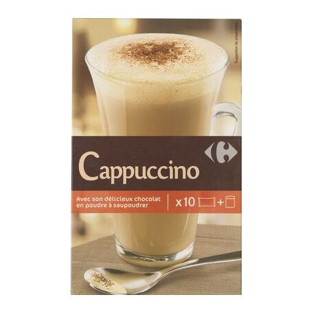 Carrefour 140G Cappuccin.Nat+7G Choc.Crf