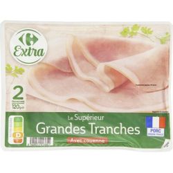 Crf Extra 120G 2T Jambon Le Supérieur Grande Tranches