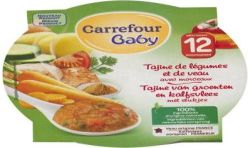 Carrefour Baby 230G Tajine Legum Veau 12M Crf